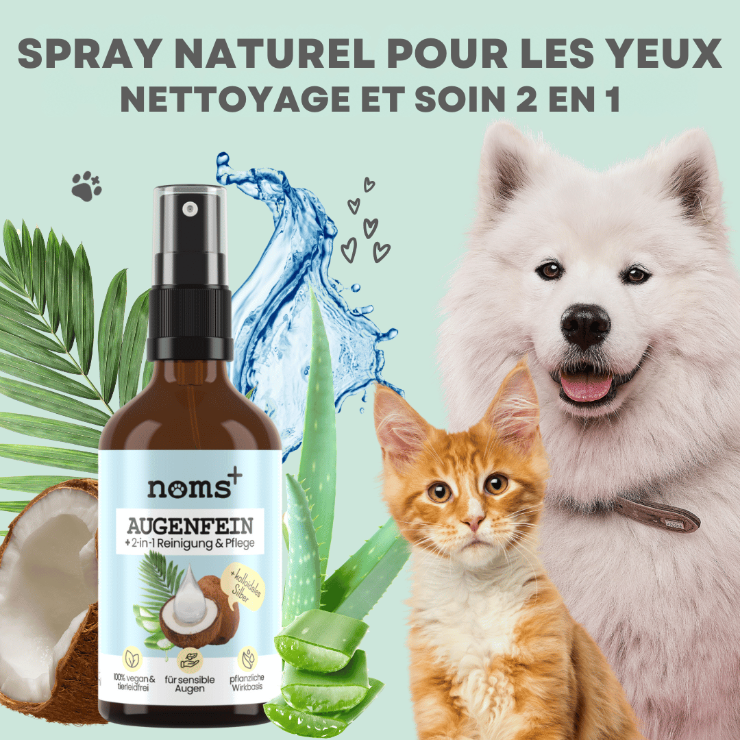 Soin des yeux 2 en 1 pour chiens et chats