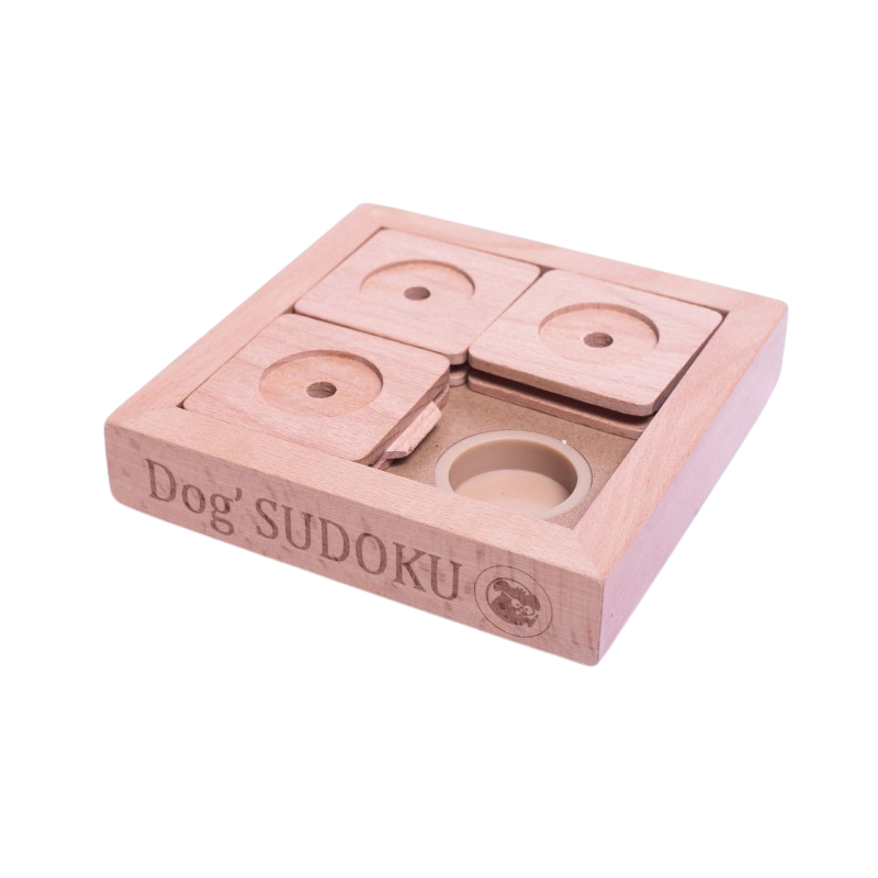 Jeu d’intelligence Sudoku petit format en bois – niveau débutant