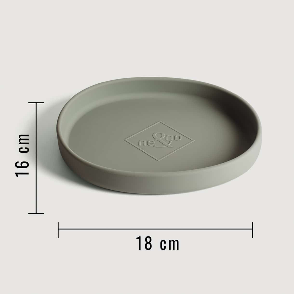 Gamelle plate en silicone