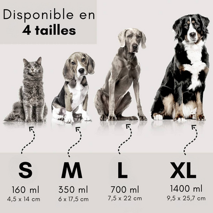 Lot de 2 gamelles mélamine et inox