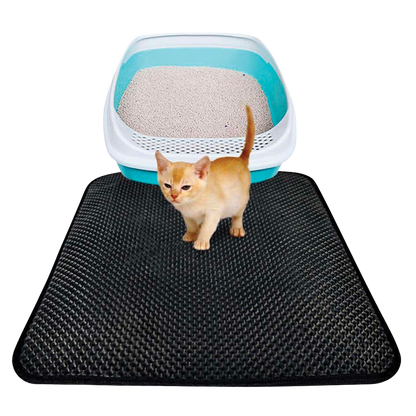 Tapis de sortie de litière nid d’abeille