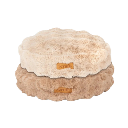 Coussin rond douillet pour chats et petits chiens
