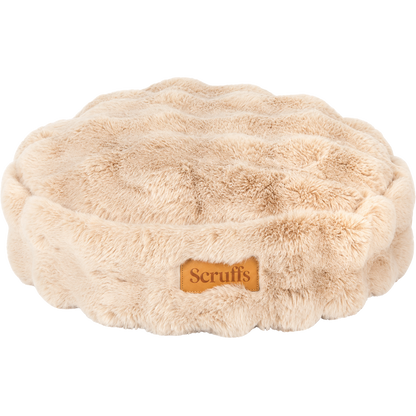 Coussin rond douillet pour chats et petits chiens