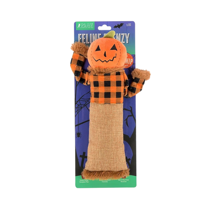 Jouet épouvantail Halloween à la cataire pour chats