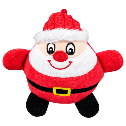 Peluche Père Noël avec couineur pour chiens