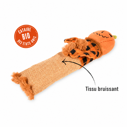 Jouet épouvantail Halloween à la cataire pour chats