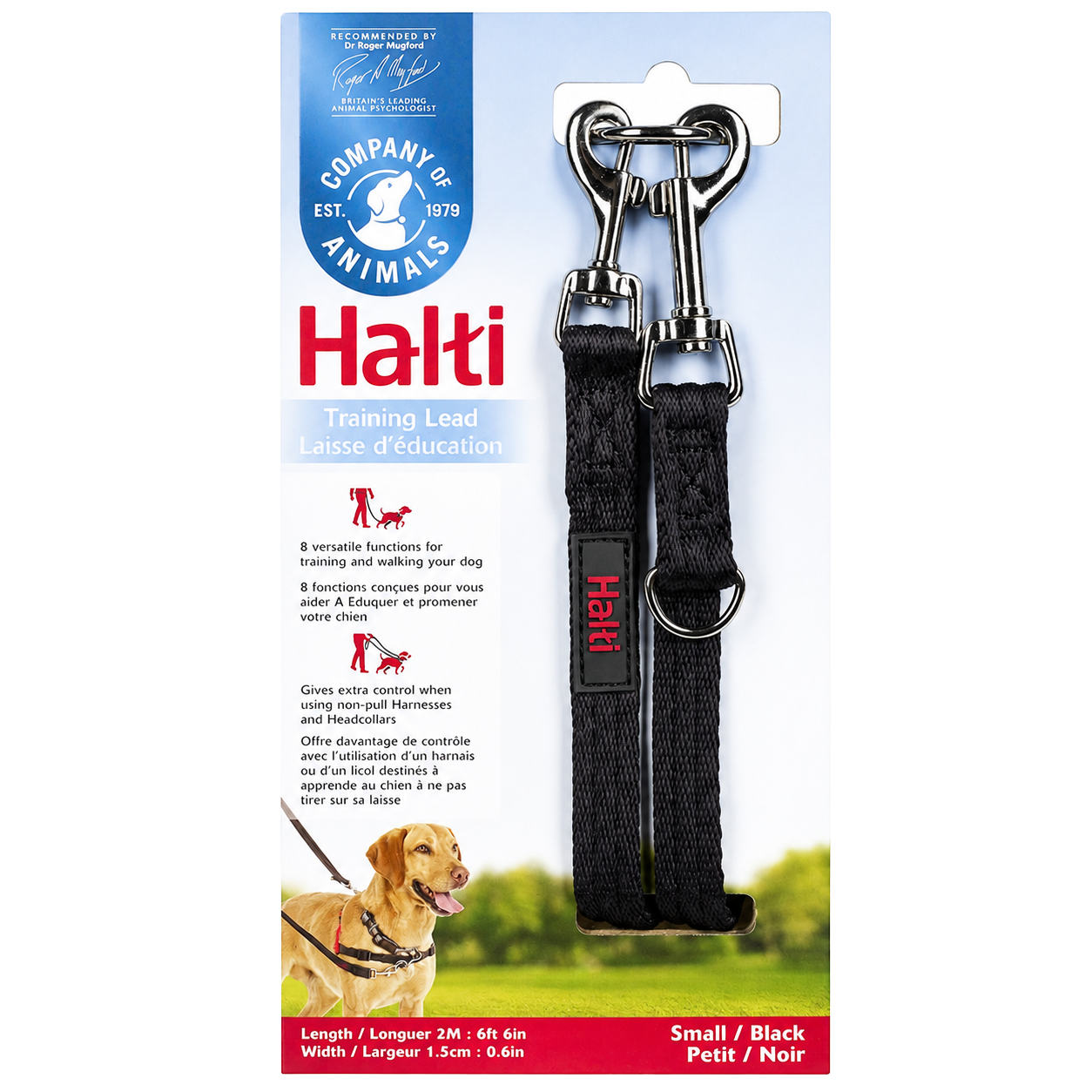Laisse d’éducation 3 positions pour chiens